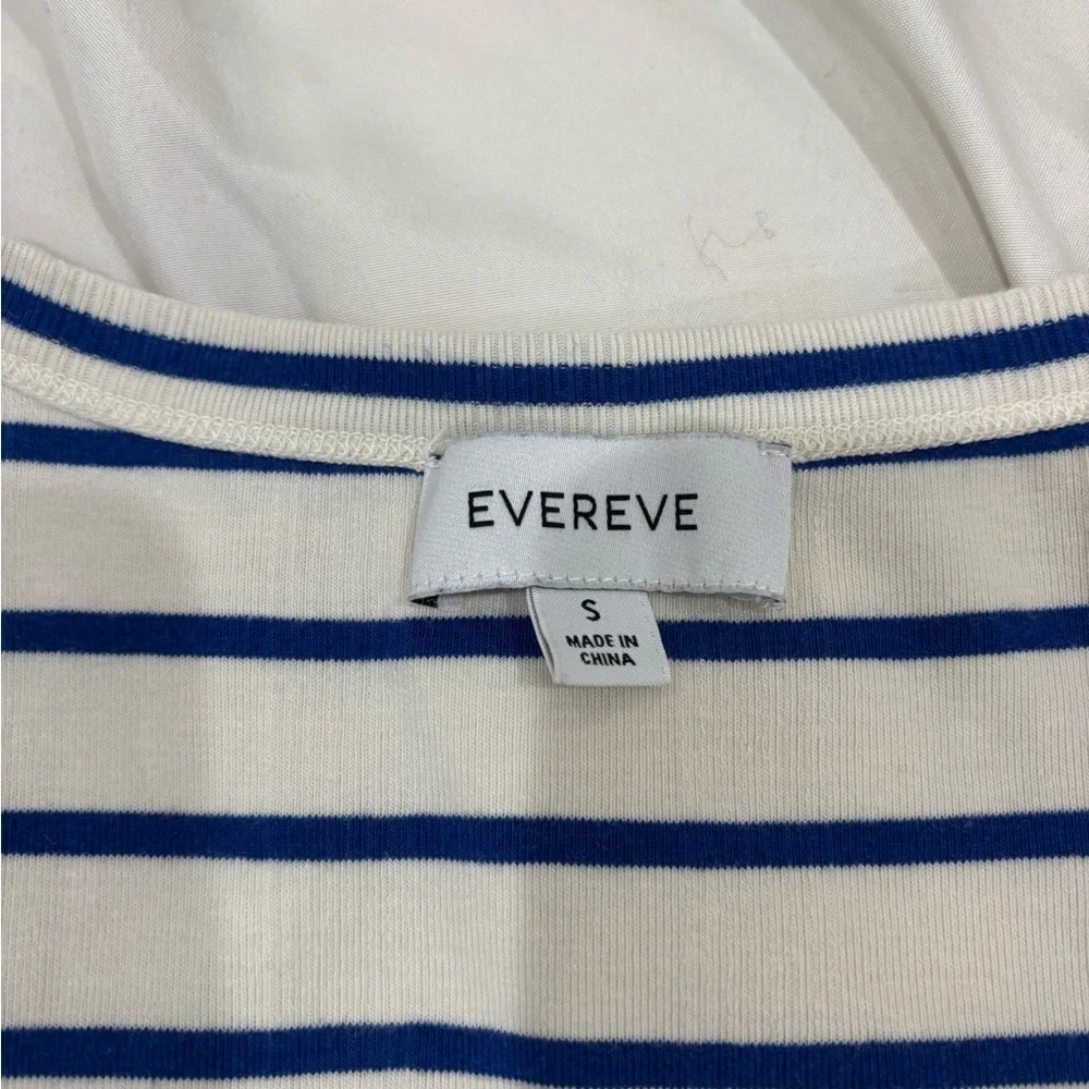 Evereve Alice Blue and White Striped Nautical Midi Dress - Picture 5 of 6
